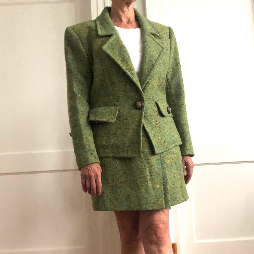 YSL Wool Tweed Suit - Rive Gauche